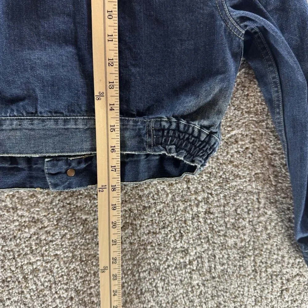 Polo Ralph Lauren Denim Jacket Girls 10 Blue Trucker Youth Cropped‎ Pockets Kids